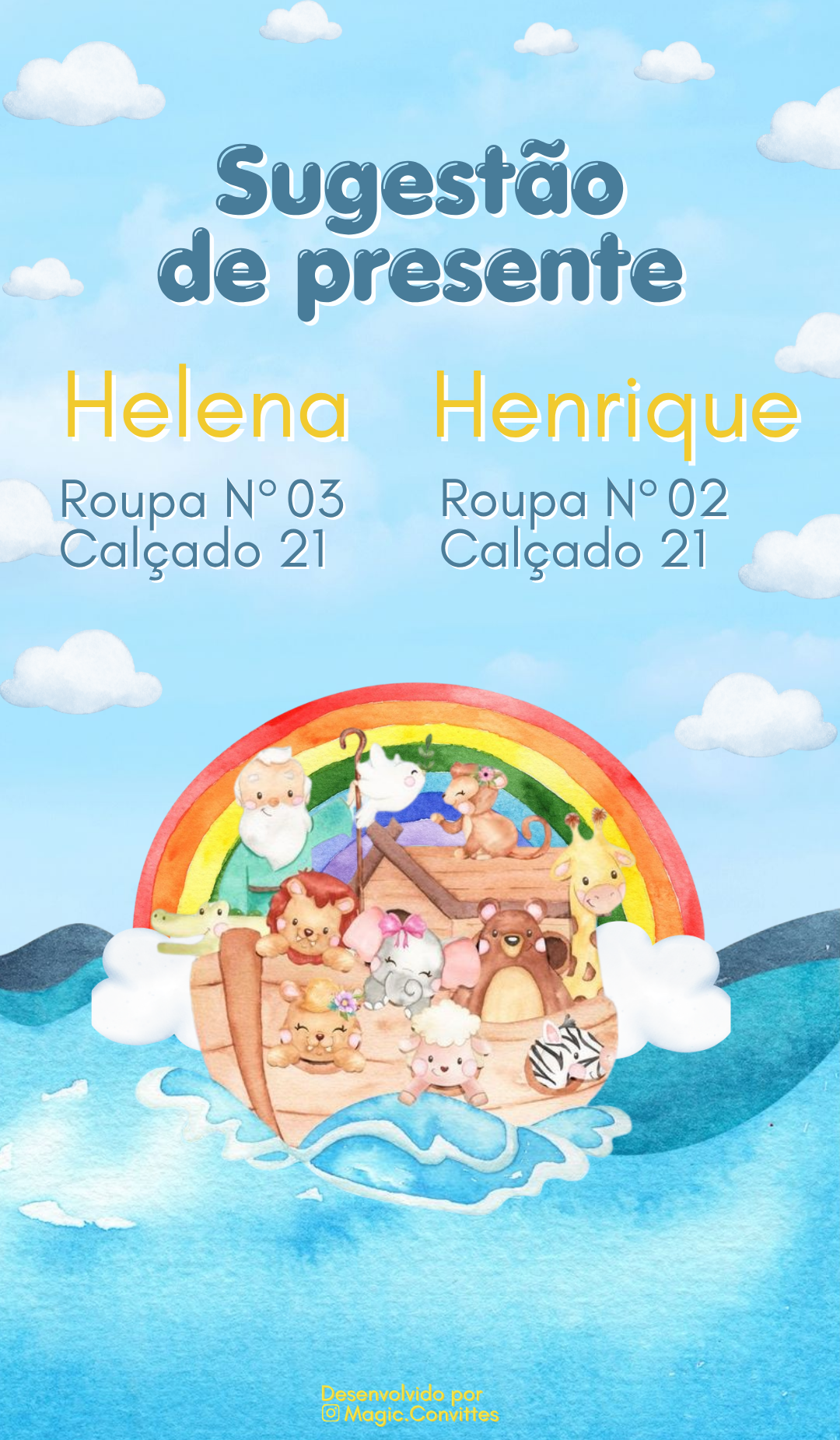 Sugestões de presente