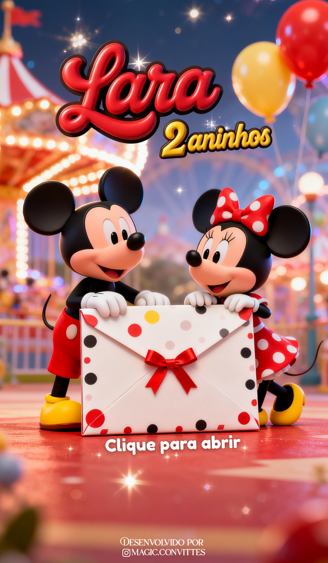 Capa do convite